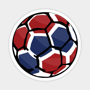 Svalbard Football Country Flag Magnet